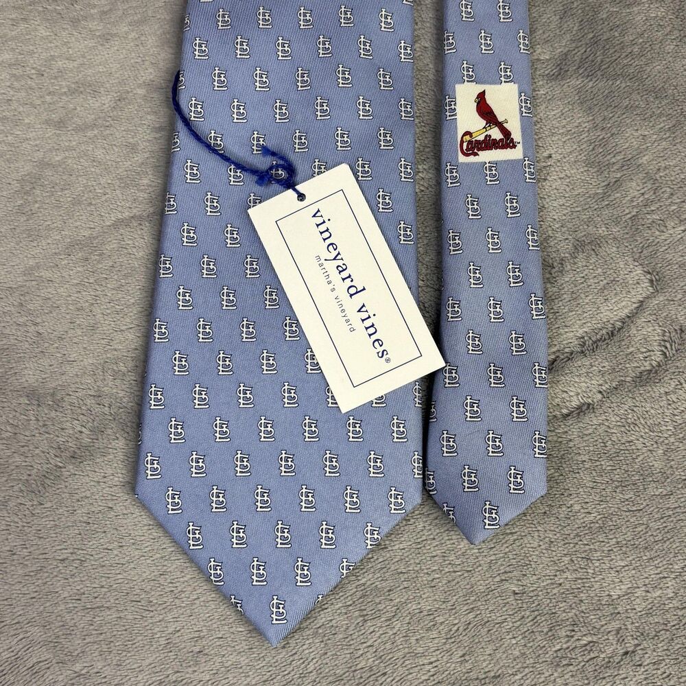 St. Louis Cardinals Neck Tie Mens One Size‎ Blue MLB Baseball Vineyard Vines